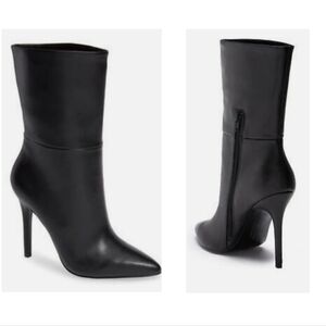 Charles David Palisade Black High Heeled Bootie